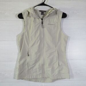 Eddie Bauer Women's Utility Vest XSmall Zips Snaps Pockets Cargo Fishing...